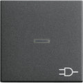 GIRA 020928 Wippe Kontrollfenster+Symbol Steckdose System 55 Anthrazit