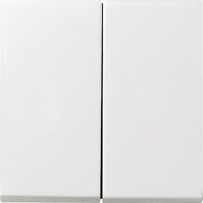 GIRA 026627 Wippe 2fach+Set IP44 Standard 55,E2 Reinweiß seidenmatt