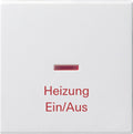 GIRA 067827 Wippe KF+ Heizung Ein/Aus System 55 Reinweiß seidenmatt