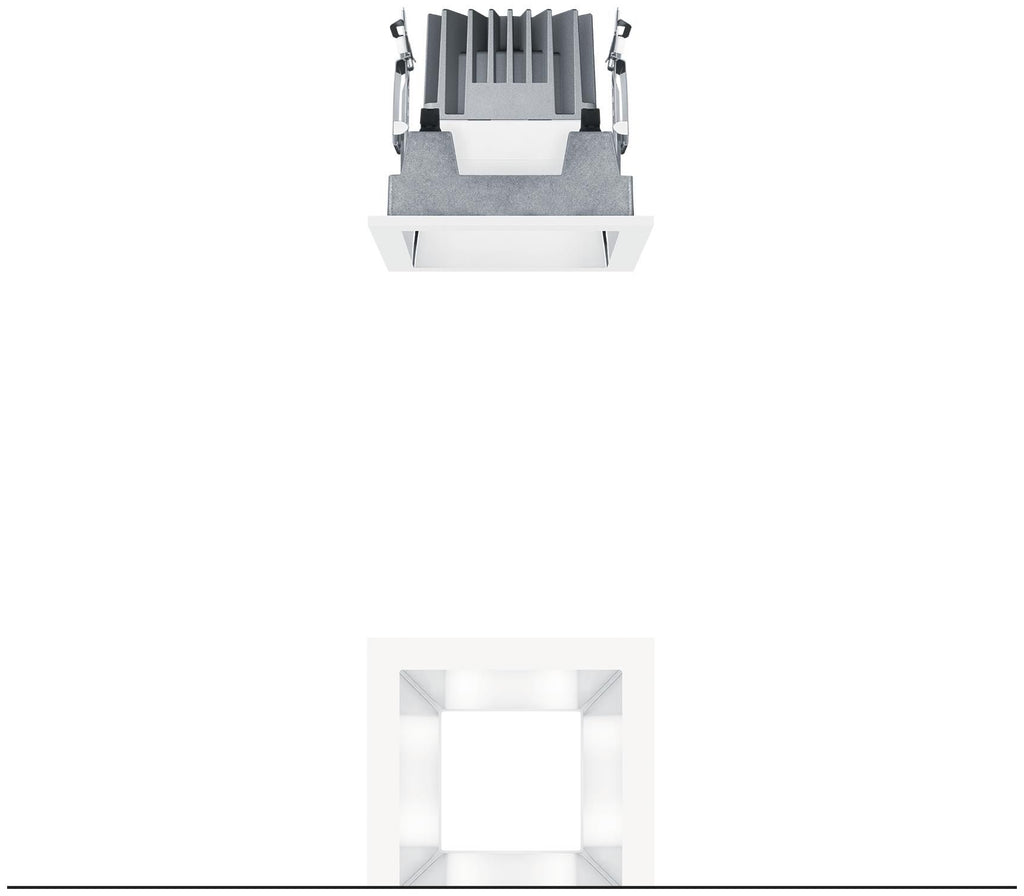 Zumtobel PANOS EVO Q100L 15W LED840 SWI AL WH LED Einbauleuchte 60815232