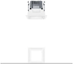 Zumtobel P-INF Q100L LED750-940 LDO SM TL LED Decken-Einbauleuchte 60817920