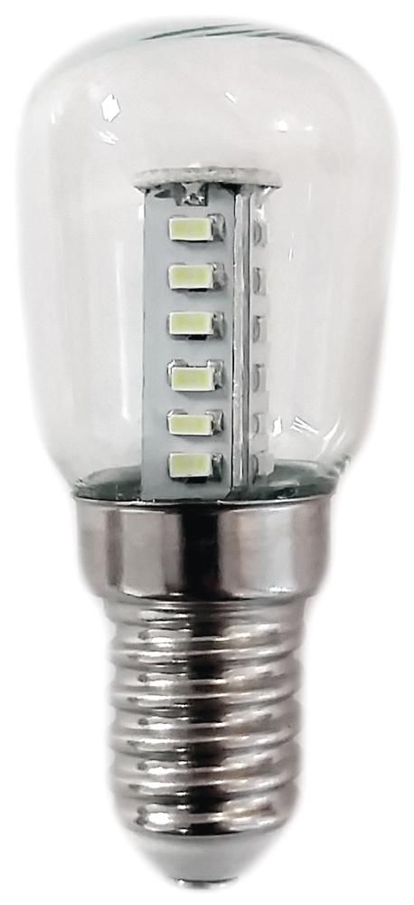 S&H 38629 LED Birnenform 26x58mm E14 230VAC 3W 110Lm 2700K 360° klar