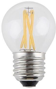 S&H 38932 LED-Tropfenform Filament 45x70mm E27 4W 470Lm 2700K 300° klar