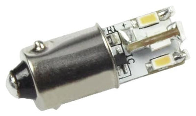 S&H 33948 LED-Leuchtmittel 12SMD 10,5x25,5mm Ba9s 10-30VDC 12 VAC 0,6W