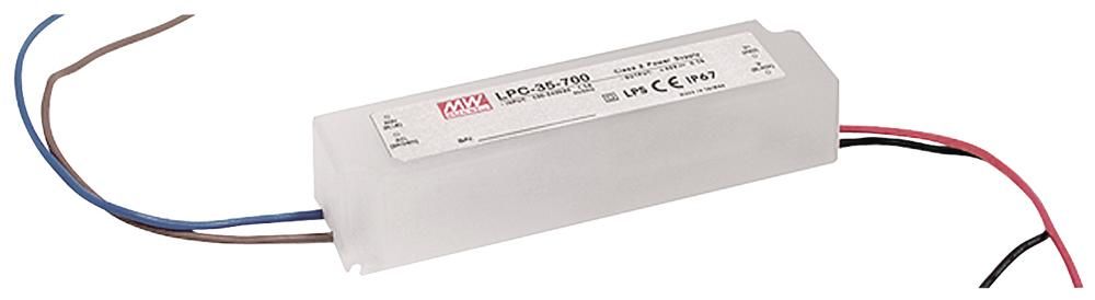 S&H 54639 LED-Trafo 148x40x30mm 9-48VDC max.33,6W IP67 LPC-35-700