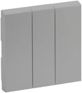 Legrand 864303 Wippe 3-fach Schalter Niloe Step Aluminium