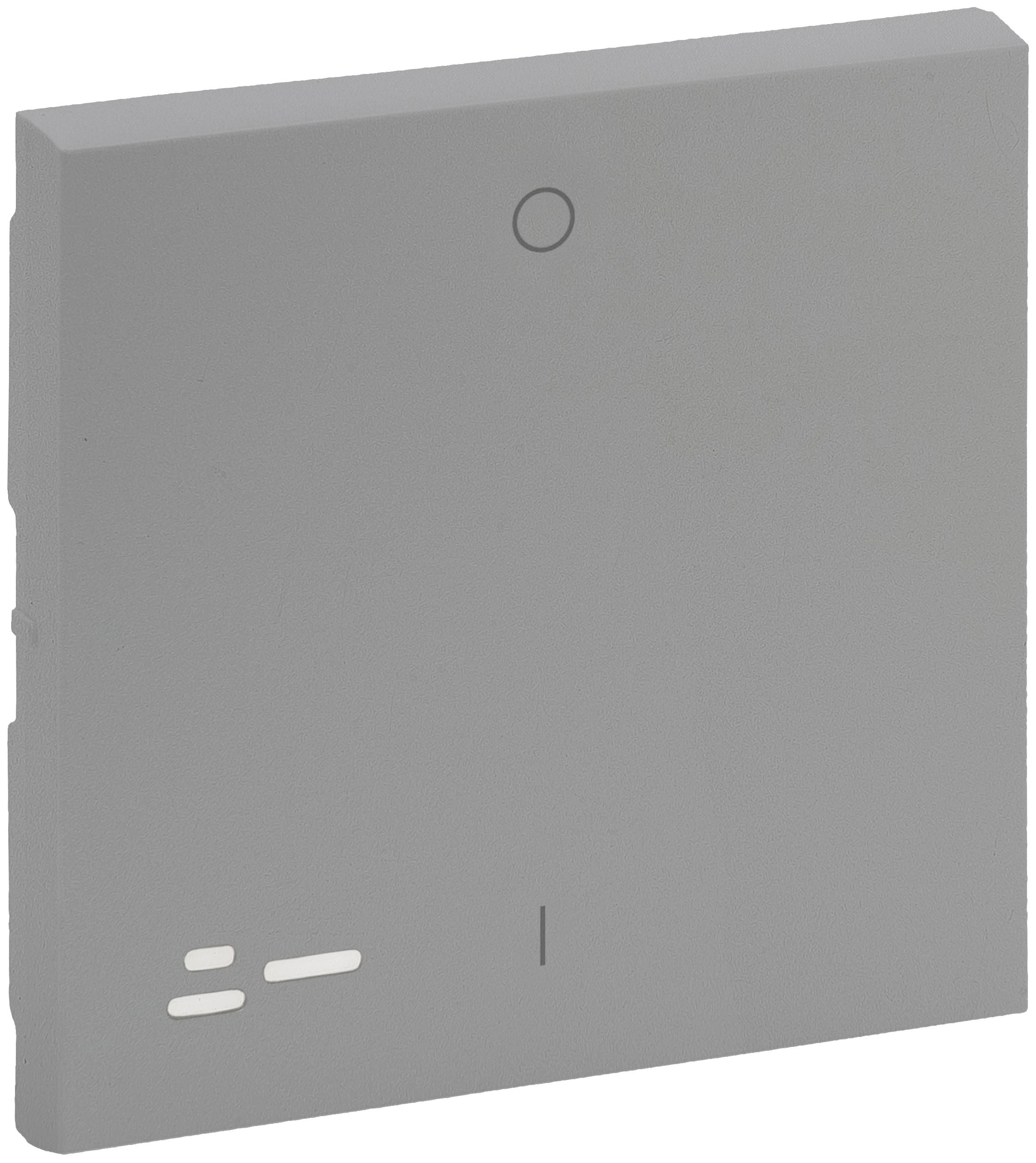 Legrand 864304 Wippe Ein/Aus beleuchtet Niloe Step Aluminium