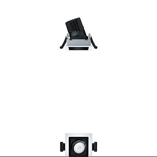 Zumtobel PANOS INF Q68V 10W LED930 LDO FL-BK WH LED Decken-EBleuchte 9 60816935