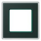 Jung AV581GLMSG Glasrahmen 1f senkr.eu.waager.e Montage Glas A VIVA sm