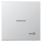 Jung AL2990KO5T Wippe Symbol Tür m.Lichtleiter LS Aluminium