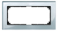 Mert 487860 M-PLAN-Echtglasrahmen 2f o.Mittelsteg Diamantsilber