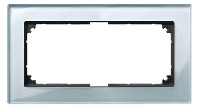 Mert 487860 M-PLAN-Echtglasrahmen 2f o.Mittelsteg Diamantsilber