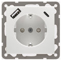 Peha D 11.6511.70 SI USB CA SCHUKO Steckdose m.USB Ladegerät ALU 00318212