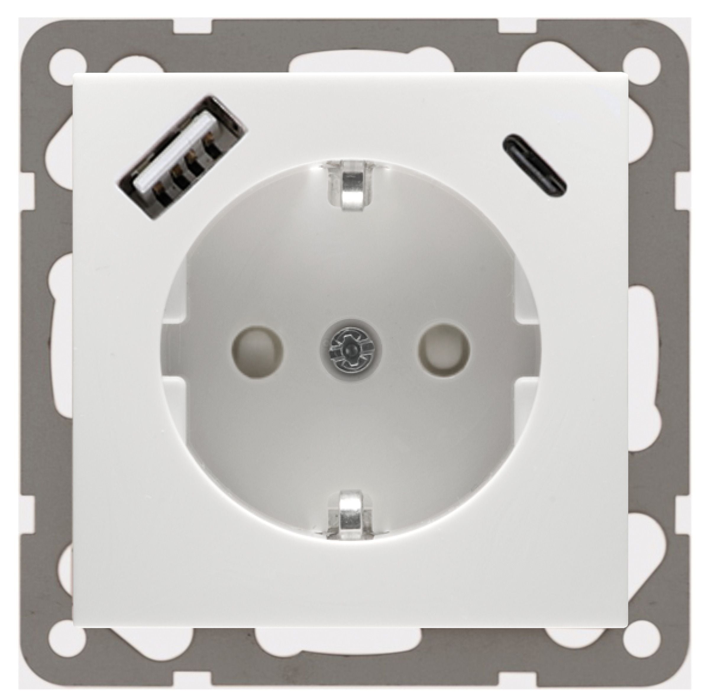 Peha D 11.6511.70 SI USB CA SCHUKO Steckdose m.USB Ladegerät ALU 00318212