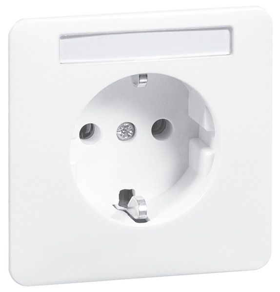 Peha D 80.6511.02 NA Steckdose SCHUKO reinweis Beschrift.-f. 00794611