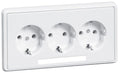 Peha D 95.6513.02 NA Steckdose SCHUKO 3f reinweis Beschriftung-f. 00798011