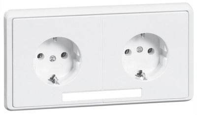 Peha D 95.6512/3.02 NA Steckdose SCHUKO 2f reinweis Beschrift.-f. 00797711