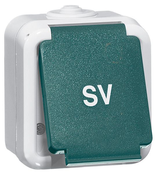 Peha D 6620 WAB GN SV Steckdose SCHUKO grün 00803011