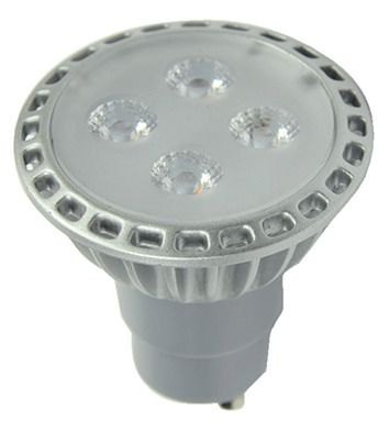 S&H 34488 LED Reflampe PAR16 4SMD 50x55,5mm GU10 5,5W amber 220Lm 30°