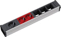 Bachmann 912.024 CONI 1xSchuko 2xSchuko rot 3xABD 2xGST