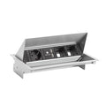 Bachmann 900.408 CONEO Set Einbaurahmen u.4-fach Steckdosenleiste