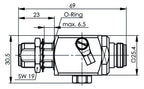 TEGA 100024248 N-Überspannungsableiter (F-F) 50Ohm 90V Einbau