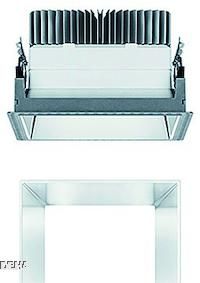 Zumtobel P-INF Q190H LED2500-940 LDO AL TL LED Decken-Einbauleuchte 60818295