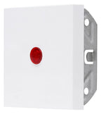 Kopp 490043006 HK07 Flächenwippe m.Linse rot arktisweiß matt