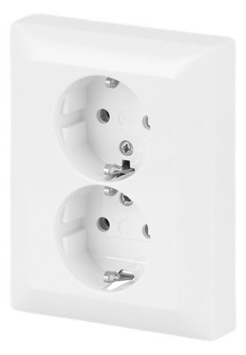 BJ 202 EUJR-914 SCHUKO® DoppelSteckd volle Abd o.Spreize