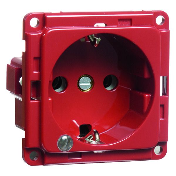 Peha D 6511.36 ME LED/4 Steckdose SCHUKO Einbau rot LED 00271911