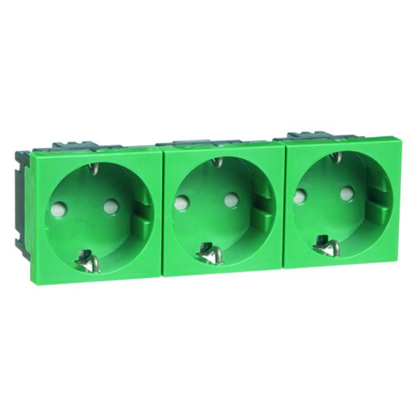 Peha D 6213.42 EMS SI Steckdose SCHUKO 3f. grün 00518411