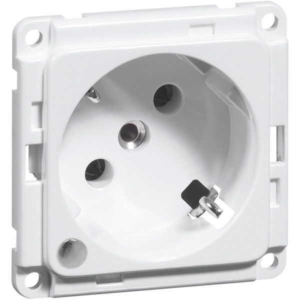 Peha D 6711.02 WI LED/4 Steckdose SCHUKO Einbau reinweis 45° 00634111
