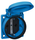 ABL 1562050 SCHUKOplus Professional Einbausteckdose Elamid 2K Ber. IP54 blau