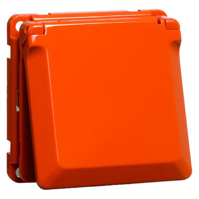Peha D 6711.33 K Steckdose SCHUKO Einbau orange Klappdeckel 00632411