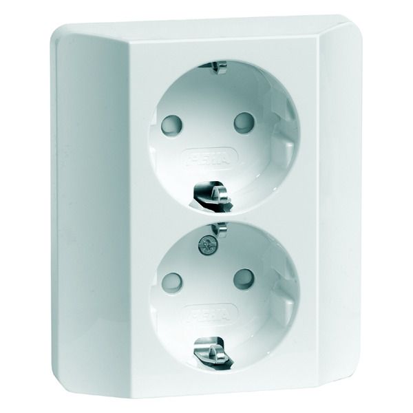 Peha D 80.6512 SI W Steckdose SCHUKO 2f weis 00491611