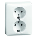 Peha D 80.6612 W Steckdose SCHUKO 2f weis volle Abdeckplatte 00490811