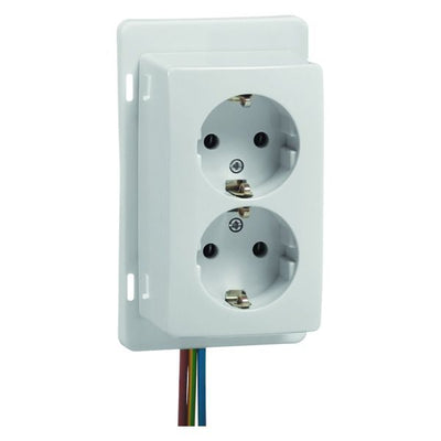 Peha H 6602/HAF-N Steckdose SCHUKO 2f WH passend auf eine H.A.F. Dose 00495321