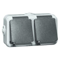 Peha D 6632 WAB Steckdose SCHUKO 2f grau 00306211