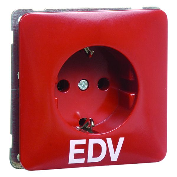 Peha D 80.6511 RD EDV Steckdose SCHUKO rot 00795311