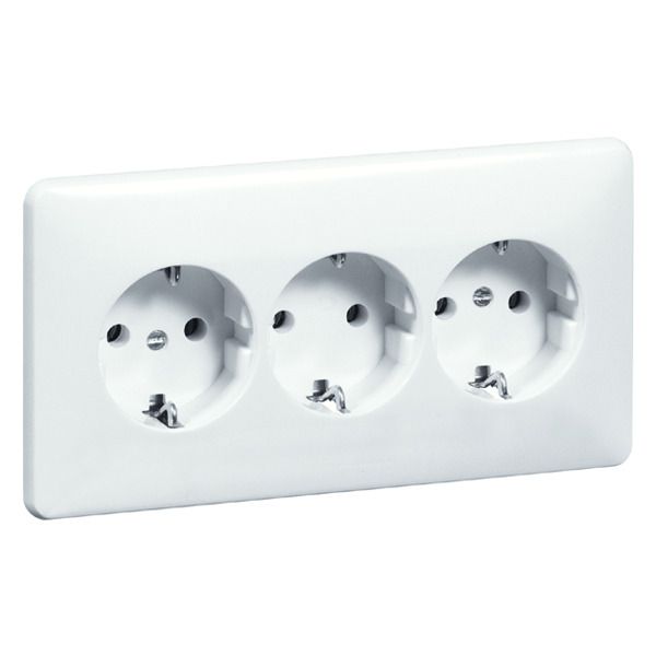 Peha D 6513.02 Steckdose SCHUKO 3f reinweis 00498211