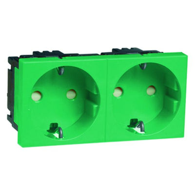 Peha D 6212.42 EMS SI Steckdose SCHUKO 2f. grün 00402611