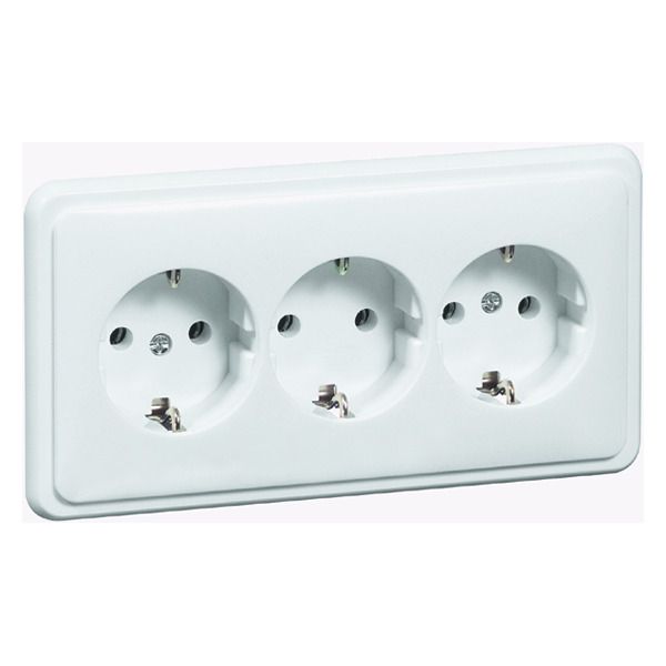 Peha D 80.6513 W Steckdose SCHUKO 3f weis 00496211