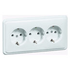 Peha D 80.6513.02 Steckdose SCHUKO 3f reinweis 00496311