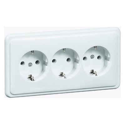 Peha D 80.6513.02 Steckdose SCHUKO 3f reinweis 00496311