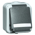 Peha D 6620 WAB GLK NA Steckdose SCHUKO grau Beschrift.-f. Kontrolll. 00333911