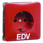 Peha D 80.6511 RD EDV Steckdose SCHUKO rot 00795311