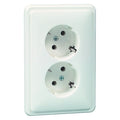 Peha H 80.6512.02 WI Steckdose SCHUKO 2f reinweis 45° 00490621