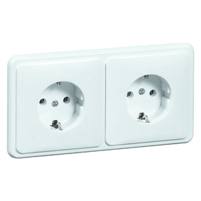 Peha D 80.6512/3.02 Steckdose SCHUKO 2f reinweis 00496111