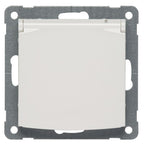 Peha D 11.6611.70 K Steckdose SCHUKO alu Klappdeckel 00318531