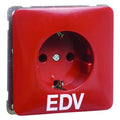 Peha D 80.6611 RD EDV Steckdose SCHUKO rot 00810011
